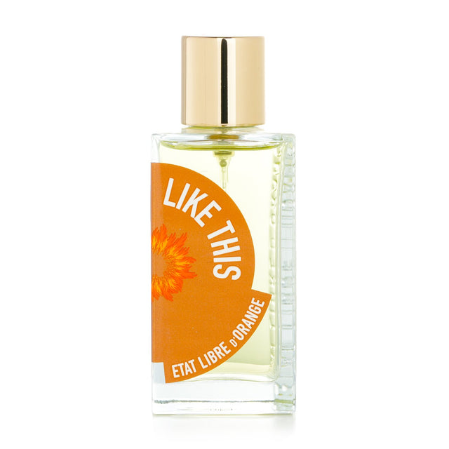 Etat Libre D'Orange Like This Eau De Parfum in a sleek 100ml bottle, exuding warm spicy and floral notes for comfort.