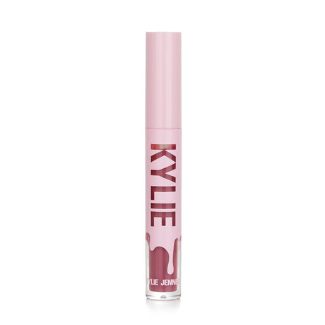 Kylie By Kylie Jenner Lip Shine Lacquer #341 A Whole Lewk, 2-in-1 glossy lipstick with nourishing Hyaluronic Acid for soft, fuller lips.