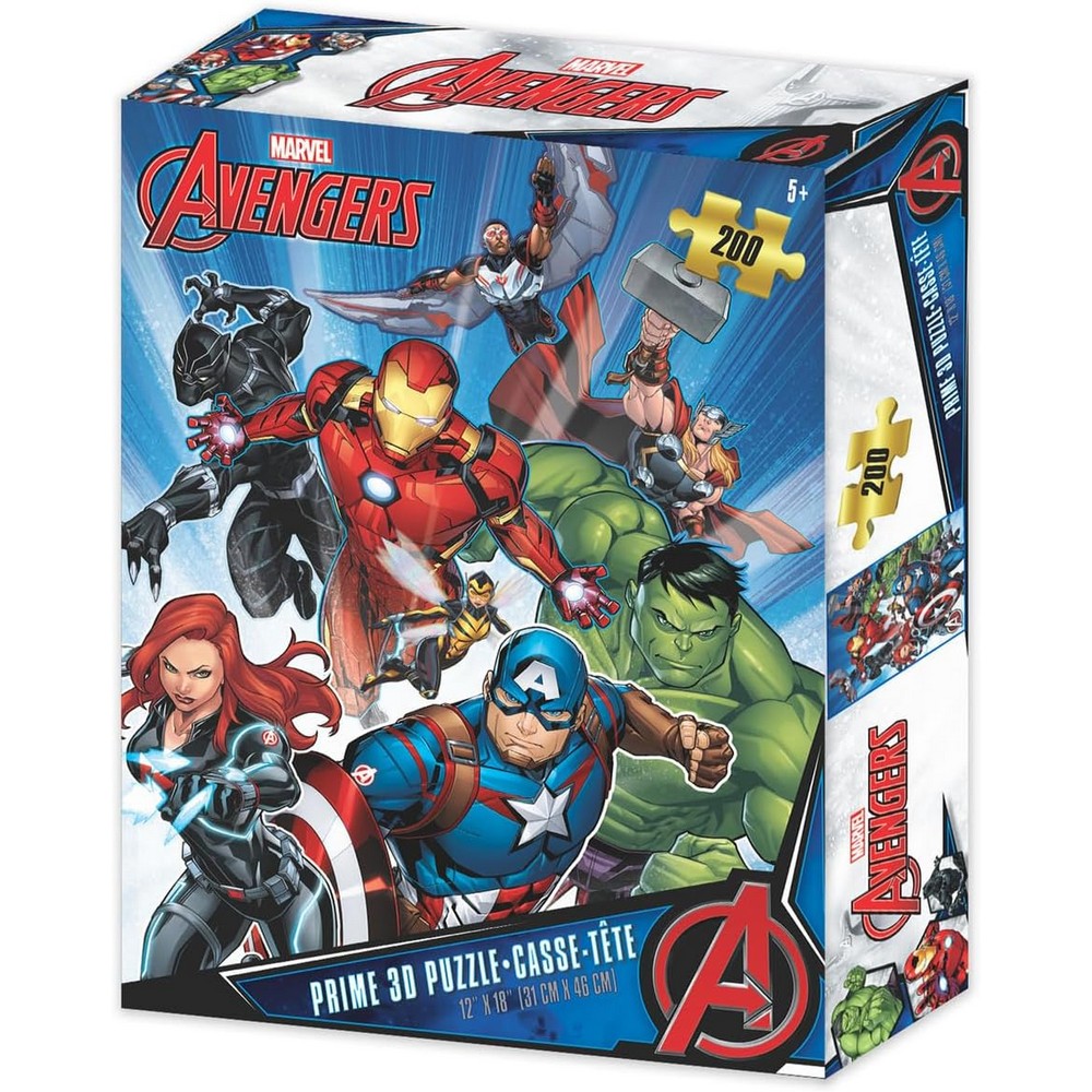 Prime 3D Puzzles - Marvel - Avengers - 200 Piece