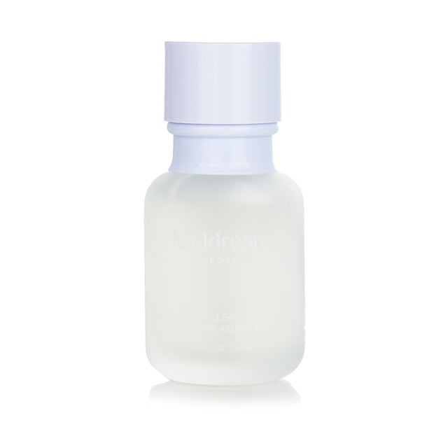 Muldream Vegan Clear Skin AHA PHA Ampoule: lightweight ampoule for clear, radiant skin, targeting pores and fine lines.
