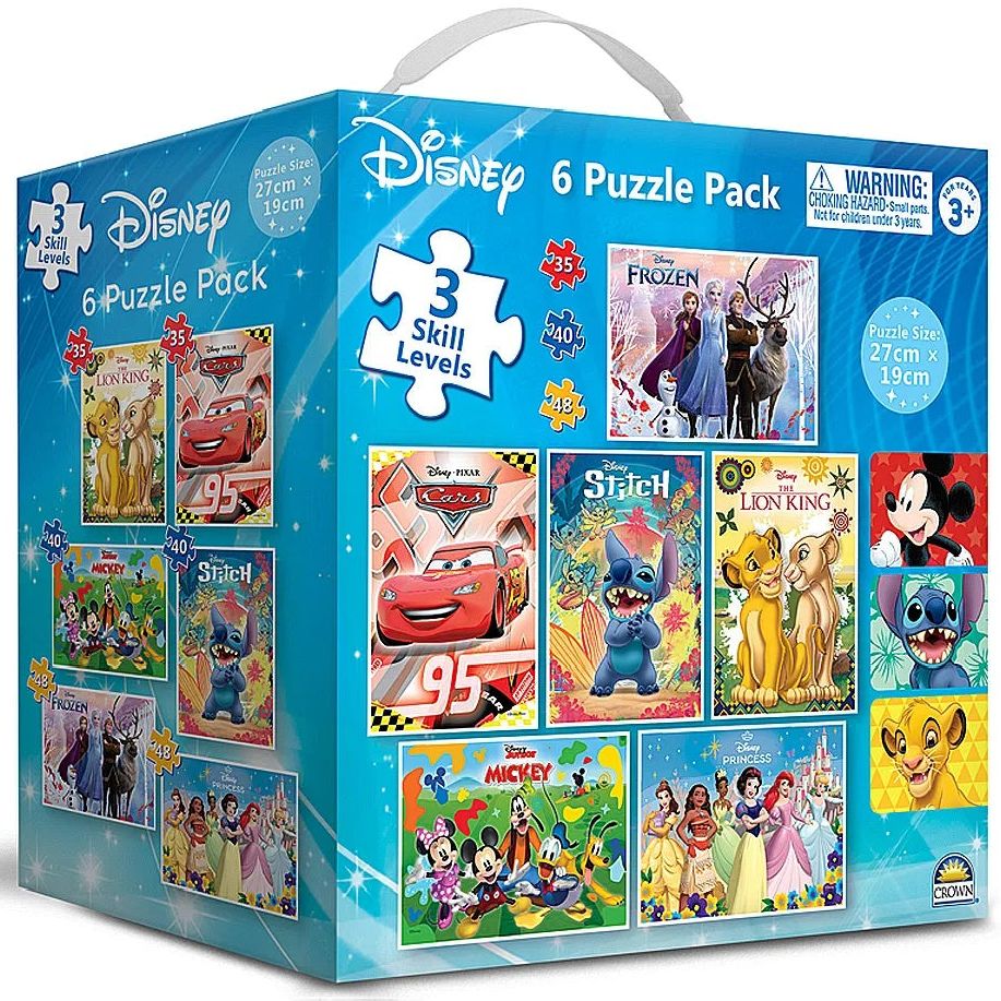 Toy Story 5 - 6 Puzzle Pack - 2x35pc 2x40pc 2x48pc