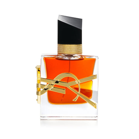 Intense floral fragrance for bold women, featuring saffron and warm notes in a luxurious gold couture bottle.