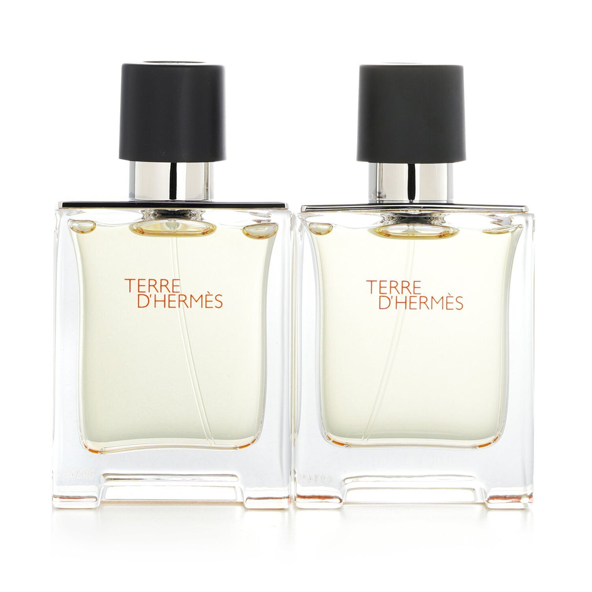 Luxurious Hermes Terre D'Hermes Coffret featuring 2x 50ml Eau De Toilette Sprays, blending citrus and mineral notes for modern men.