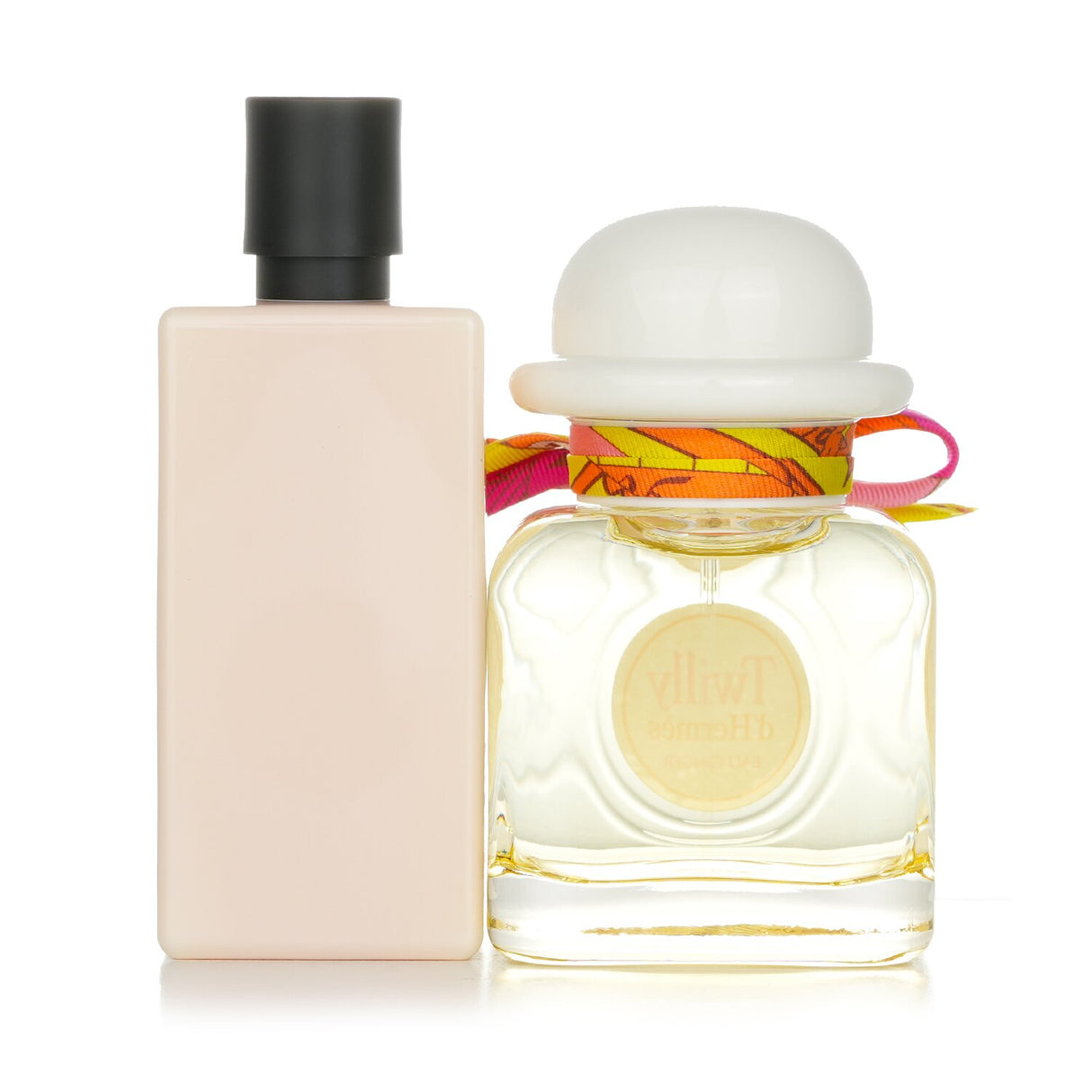 Luxurious Hermes Twilly D'Hermes Eau Ginger Set with 85ml perfume and 80ml body lotion, perfect for fresh, elegant scent experiences.