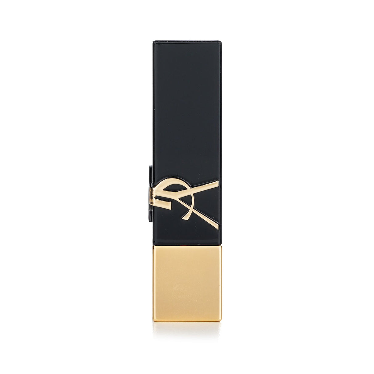 YSL Rouge Pur Couture #6 Reignited Amber lipstick showcases a bold, shiny hue with long-lasting comfort and nourishing oils.