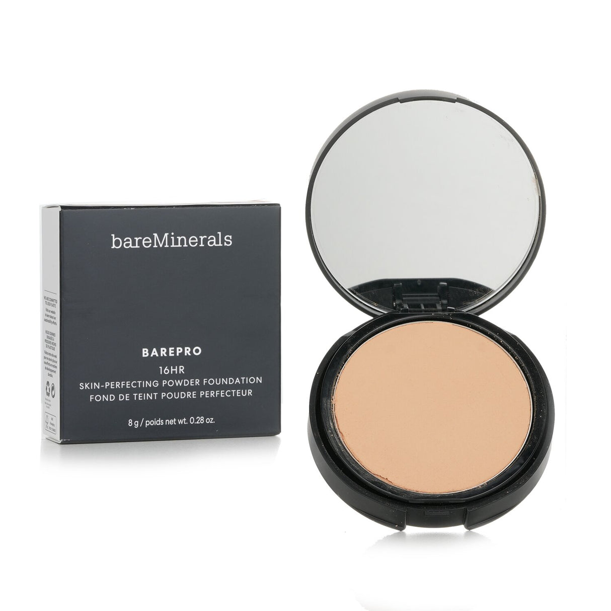 Natural matte powder foundation in #17 Fair Neutral, offers full coverage, hydration, and oil control, cruelty-free.