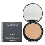 BareMinerals BarePro 16hr Powder Foundation #25 Light Warm in sleek packaging, offering full coverage with a natural matte finish.