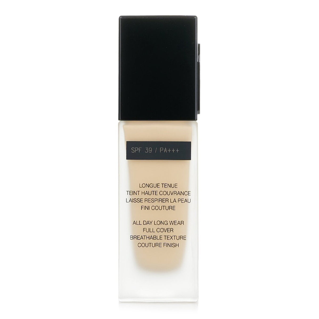 Yves Saint Laurent All Hours Foundation SPF 39 in shade LW1, offering a matte finish, hydration, and lasting wear with skincare benefits.