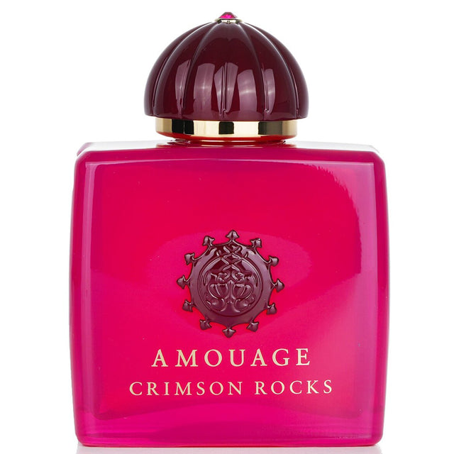 Amouage Crimson Rocks Eau De Parfum, a unisex 100ml fragrance with floral, amber, and spicy notes inspired by Al Hajar Mountains.