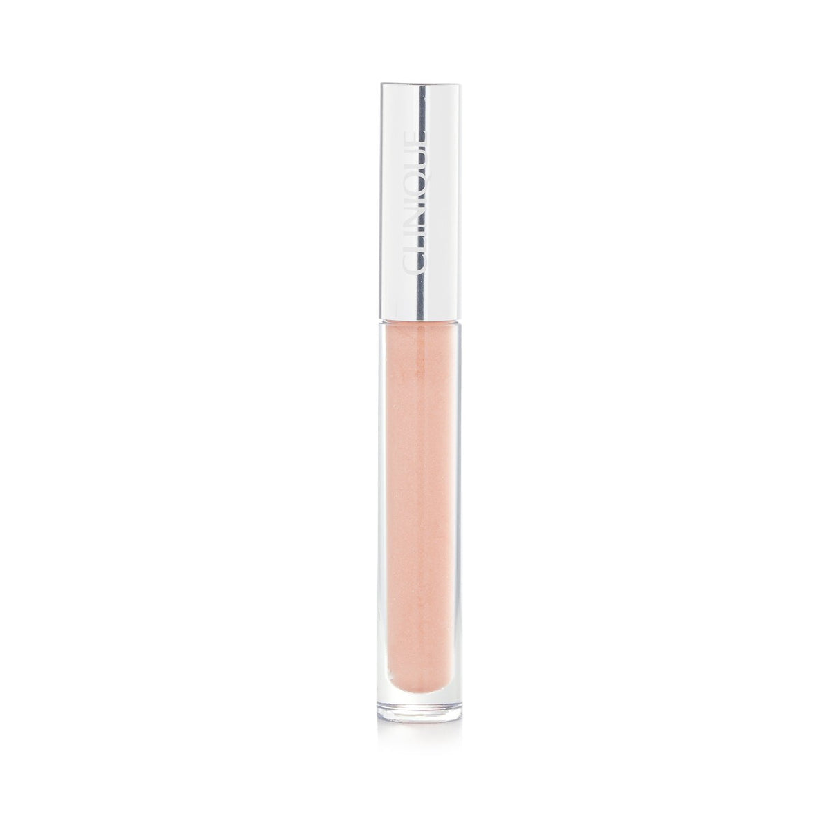 Clinique Pop Plush Creamy Lip Gloss in Airkiss Pop, hydrating with butters, for shiny, plump lips.