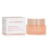 Clarins Extra Firming Jour Day Cream, 50ml; rejuvenates skin, smooths wrinkles, hydrates, suitable for all skin types.