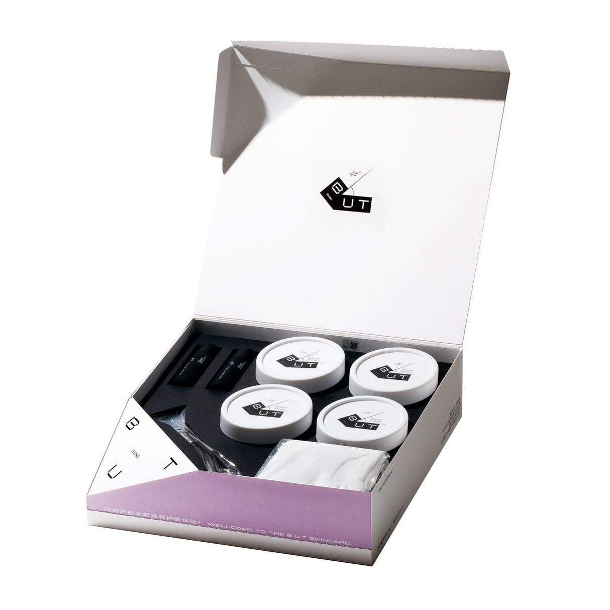 B.U.T. Esse Pore Tightening Mask with Centella Asiatica, smooths skin texture, and refines pores - 4 pack for radiant skin.