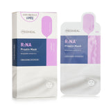 Mediheal R:NA Proatin Mask—10pcs; brightening sheet mask with bamboo cellulose for optimal essence absorption and skin revitalization.