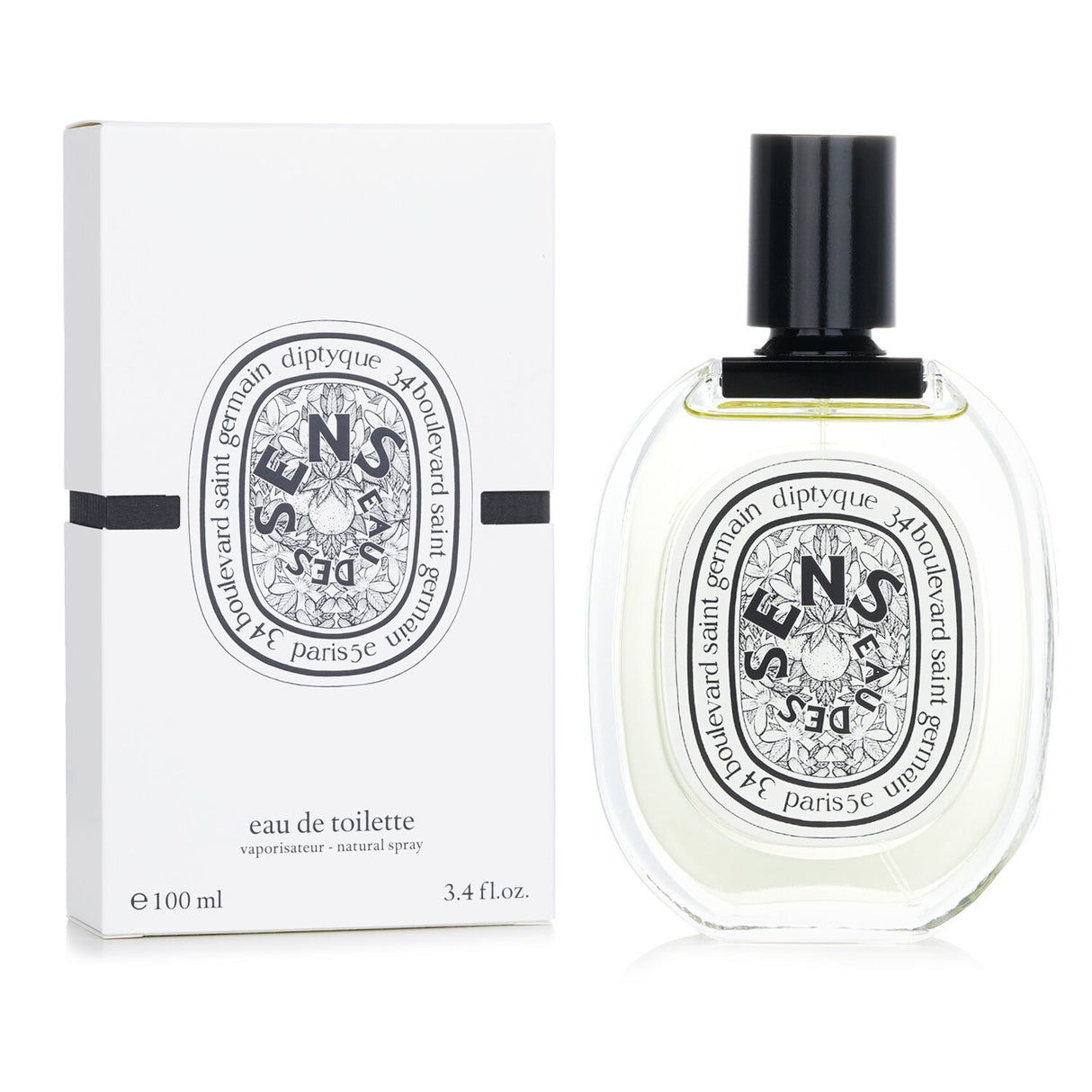 Diptyque Eau Des Sens 100ml fragrance for men and women, featuring citrus notes and a warm, earthy finish.