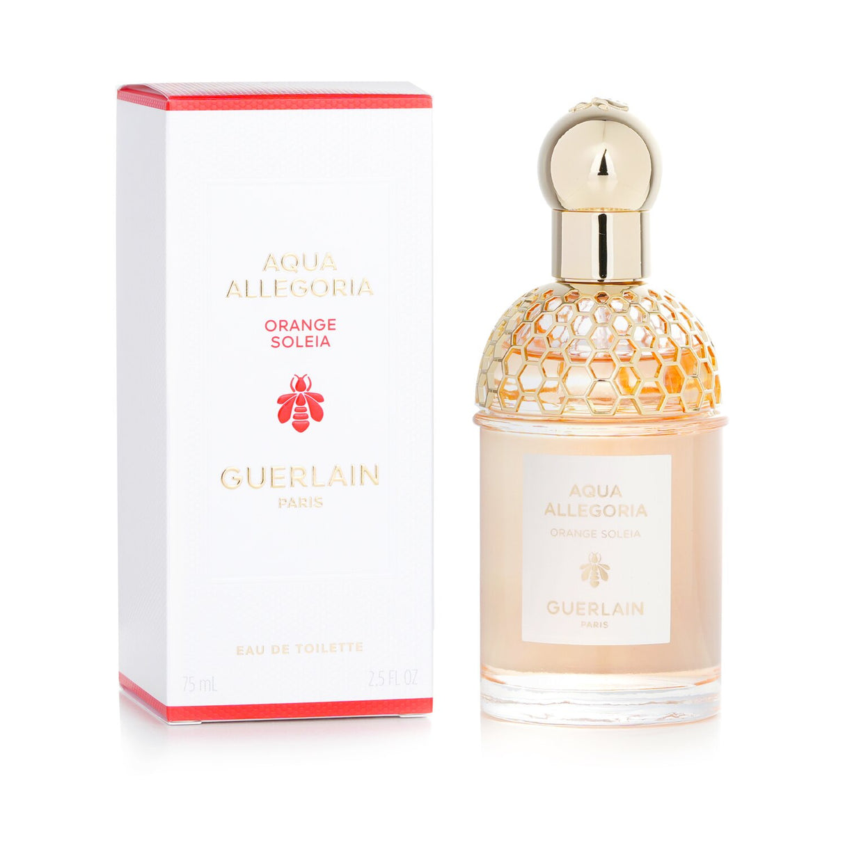 Guerlain Aqua Allegoria Orange Soleia Eau De Toilette Spray 75ml, a vibrant citrus scent for all, perfect for spring and summer wear.