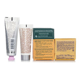 L'Occitane Les Essentiels Set featuring 4 luxury skincare products and a bag, perfect for daily care or gifting.