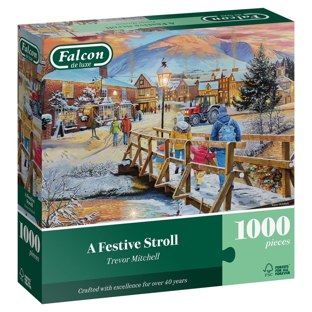Jumbo - Falcon - A Festive Stroll - 1000 Piece - Jigsaw Puzzle