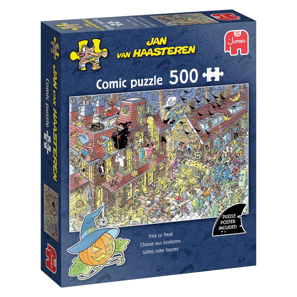 Jumbo - Jan van Haasteren - Trick or treat 500 Piece - Jigsaw Puzzle