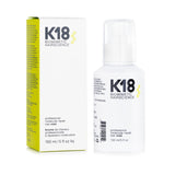 Revitalizing K18 Professional Molecular Repair Hair Mist in a 150ml bottle, restores hair strength and softness in just 4 minutes.