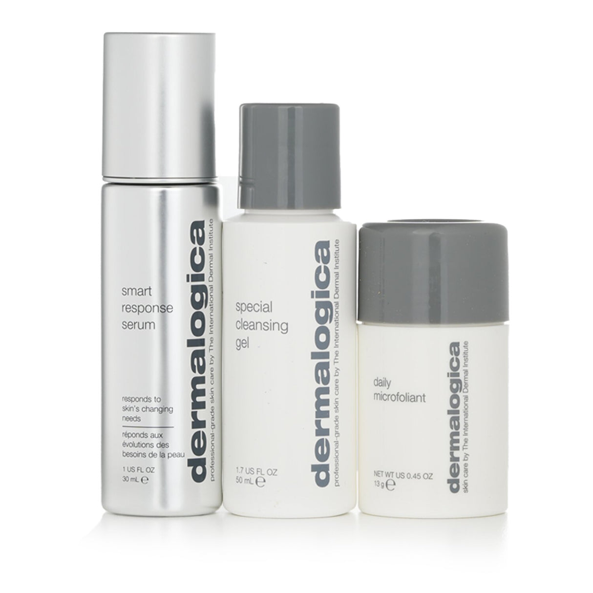 Dermalogica's Personalized Skin Care Set includes a cleanser, exfoliant, and serum for all skin types to enhance your routine.