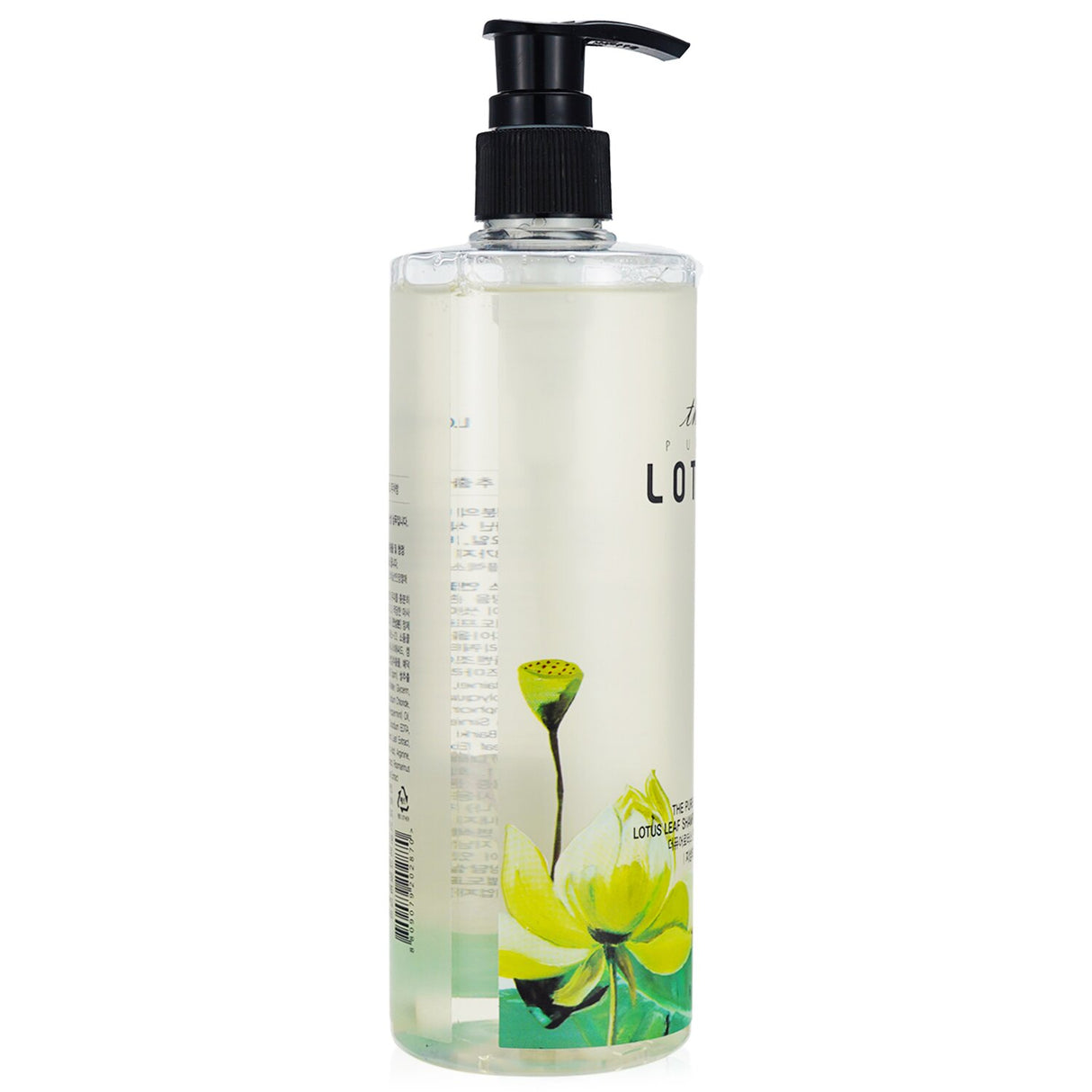 Refreshing Lotus Leaf Shampoo for oily scalps, enriched with botanical extracts, vegan, and silicone-free.