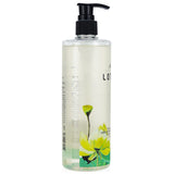 Refreshing Lotus Leaf Shampoo for oily scalps, enriched with botanical extracts, vegan, and silicone-free.