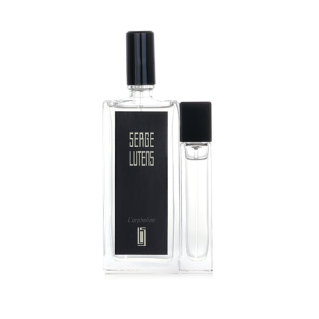 Serge Lutens L'orpheline Coffret features a 50ml and 10ml Eau De Parfum, blending spicy musk notes for all-season wear.