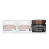 "Mini Face Mask Trio Set featuring Rose, Black Tea Overnight, and Instant Perfecting Masks in travel-friendly sizes."