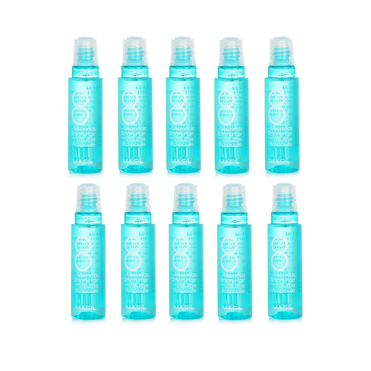 Masil 8 Seconds Ampoule: volumizing hair treatment with herbal extracts for instant fullness and a revitalized scalp.