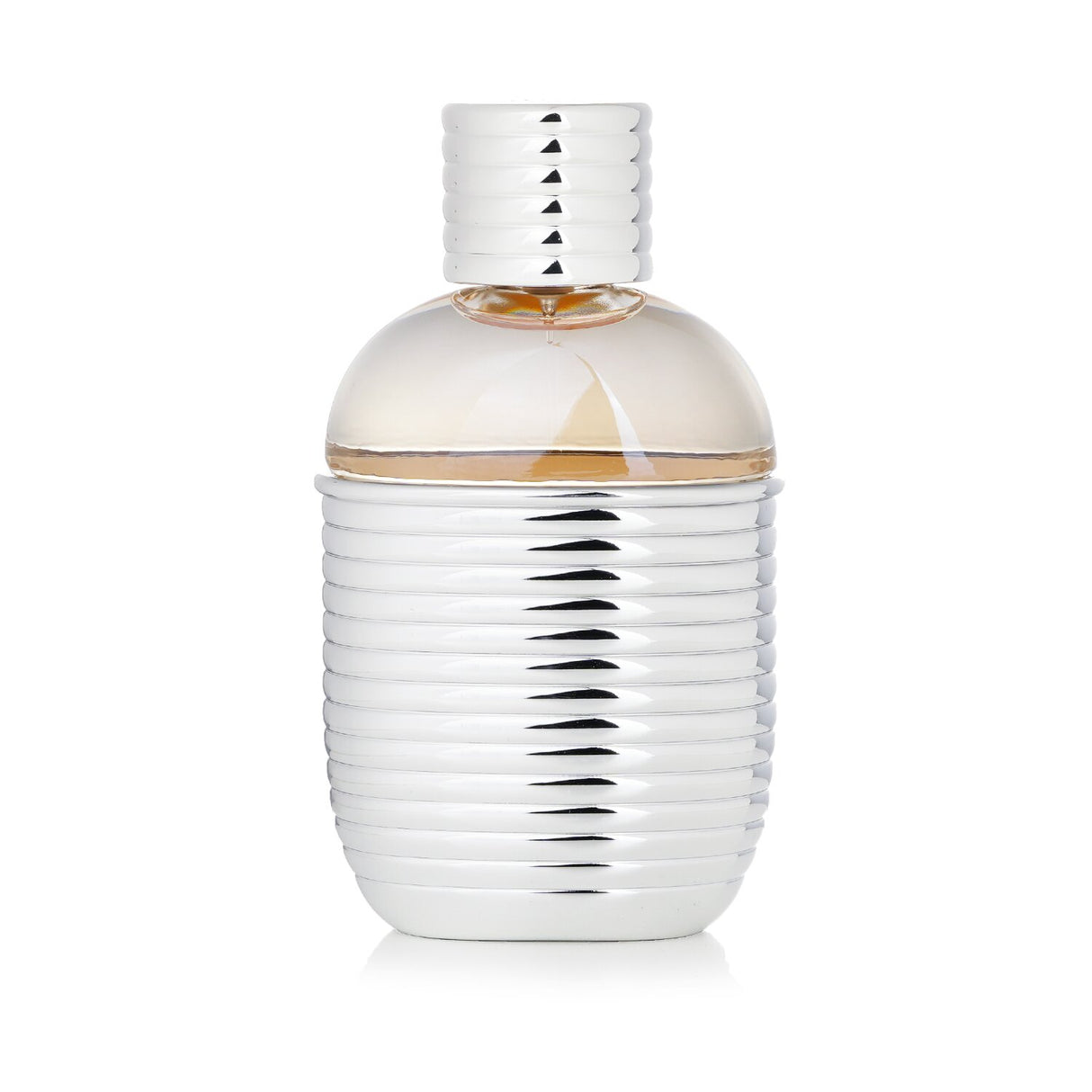 Elegant flask-shaped bottle of Moncler Pour Femme Eau De Parfum, featuring floral and woody notes for the modern woman.