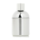 Flask-shaped bottle of Moncler Pour Homme Eau De Parfum Spray, a woody aromatic fragrance capturing alpine adventure.