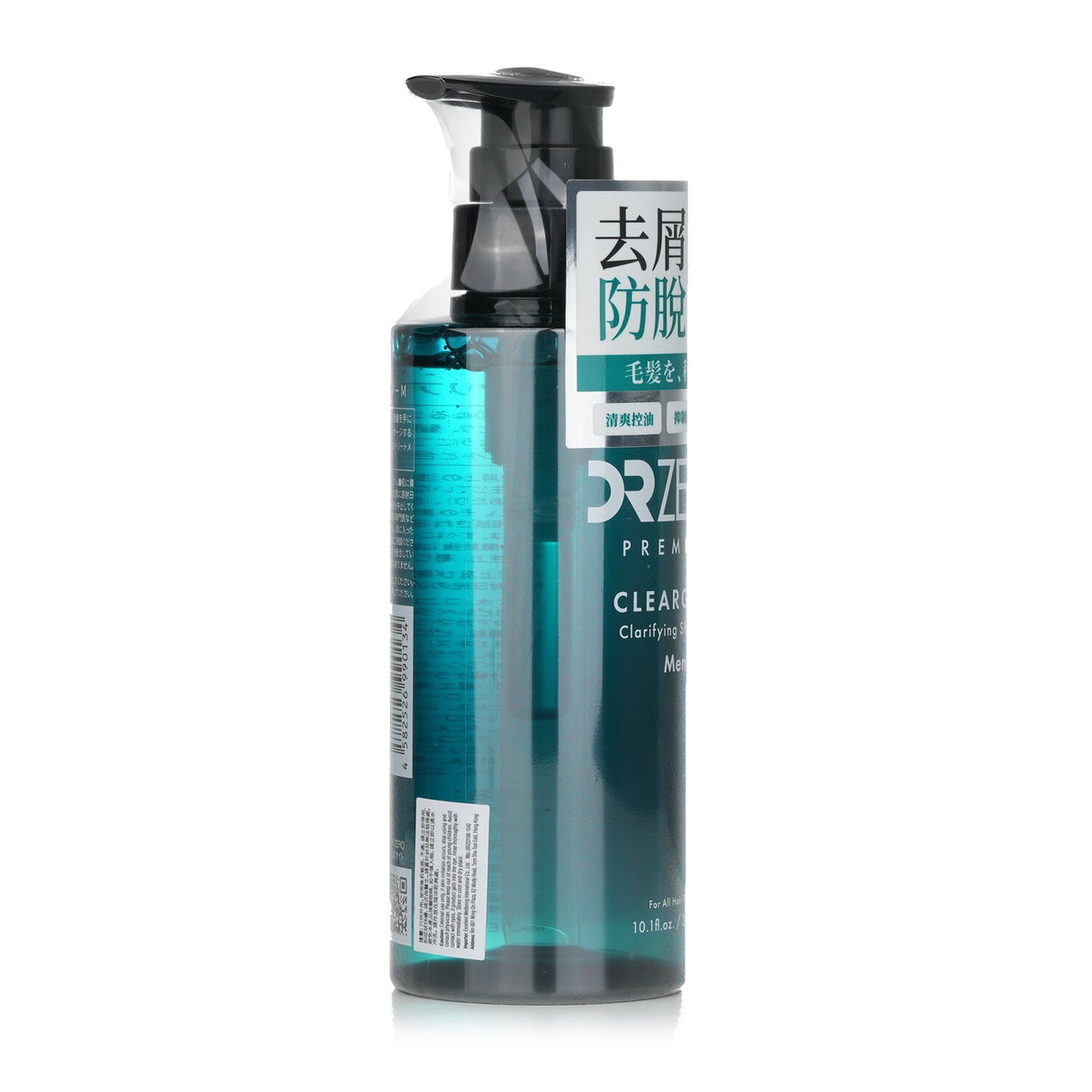 DR ZERO Cleargain Clarifying Shampoo for men, designed to combat dandruff, hair loss, and scalp irritation with nourishing ingredients.