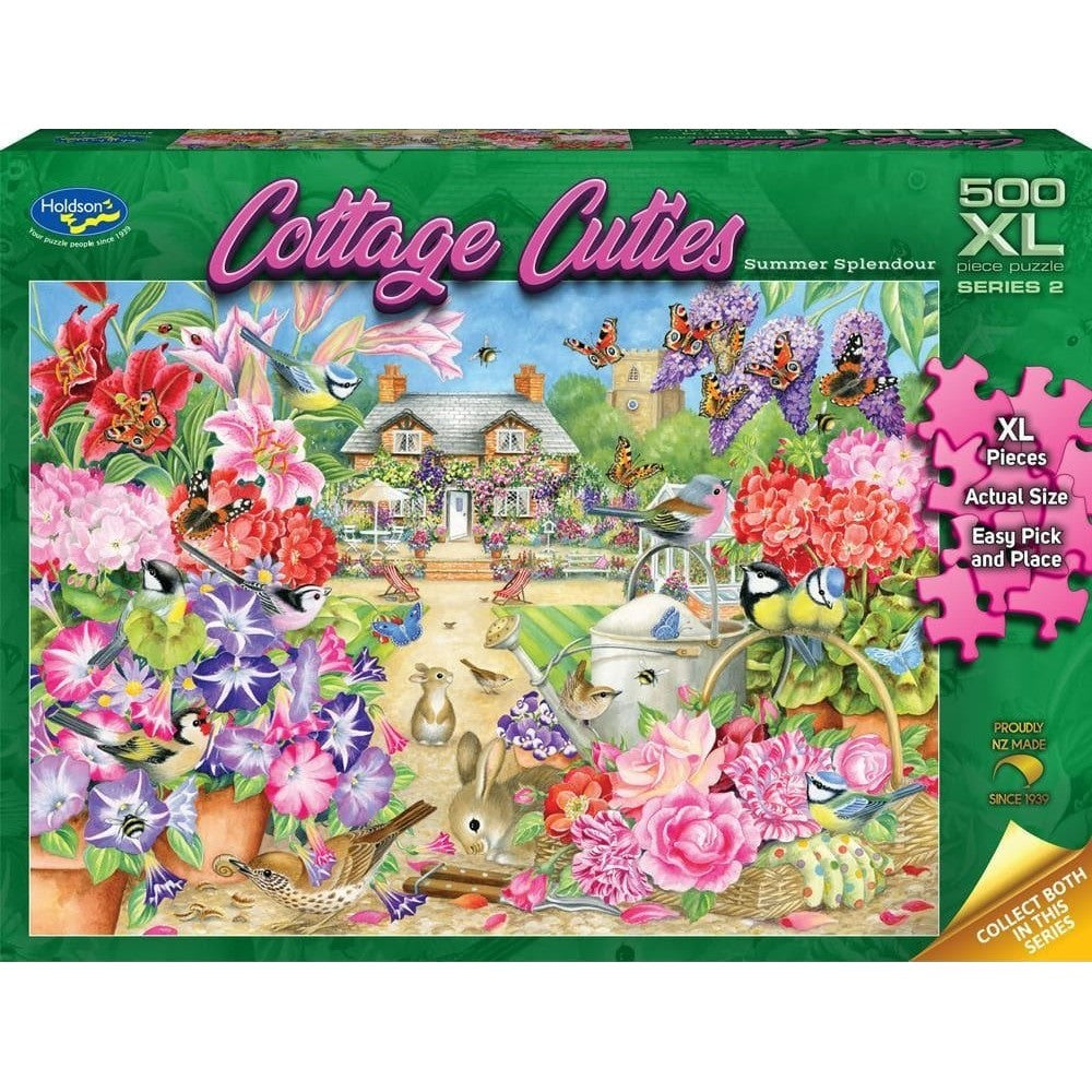 Puzzle - Holdson - Cottage Cuties Series 2, Summer Splendor - 500Pc