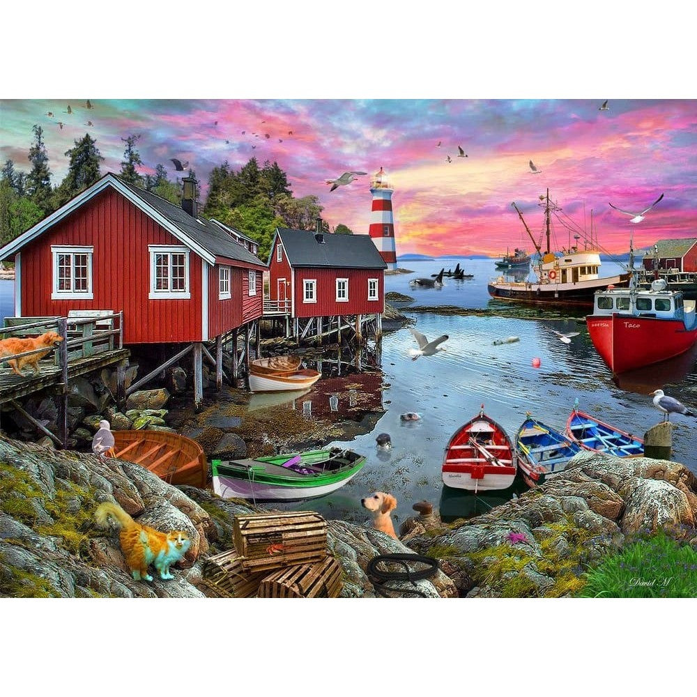 Puzzle - Holdson - Seas the Day, Fisherman's Cove - 1000Pc