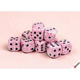 CHX 25754 Speckled Pink 16mm d6 Dice Block (12 dice) - RPG Book