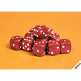 CHX 25774 Speckled Lava Stone 16mm d6 Dice Block (12 dice) - RPG Book