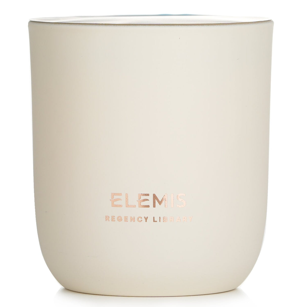 Luxurious Elemis Scented Candle in Regency Library with musky cedarwood and whiskey scent, hand-poured in England.