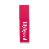 Matte velvet lip tint in Sentimental Plum with a creamy texture, long-lasting wear, and precise applicator for defined lips.