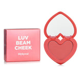 Heart-shaped blush in #05 French Marsala, glides on smoothly, infused with rose oil for a radiant, hydrated finish.