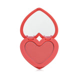 Lilybyred Luv Beam Cheek #05 French Marsala in a heart-shaped case, delivers radiant color and skincare benefits.