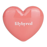 Lilybyred Luv Beam Cheek Balm #03 Mood Rose in a heart-shaped case, offering a lightweight, blendable, dewy blush for a natural flush.