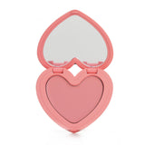 Lilybyred Luv Beam Cheek Balm in Mood Rose, a buildable, creamy blush balm in a heart-shaped case for a dewy, fresh look.