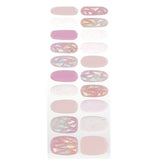 April Korea Nanaglow Nail Stickers #GN04 include 20 vibrant, trendy designs for easy, long-lasting manicures at home.