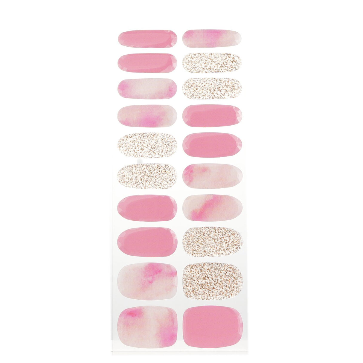 Vibrant April Korea Nanaglow Nail Stickers in #GN22 pack, offering easy, salon-quality manicures without drying time.