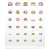 Pororo Nail Sticker pack featuring playful designs of Pororo and friends for kids' nail art fun and creativity.