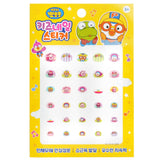 Colorful Pororo nail stickers featuring beloved characters for kids, promoting creative play and fine motor skills.