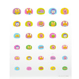 Colorful April Korea Pororo Nail Sticker pack featuring charming characters for kids' fun nail art activities.