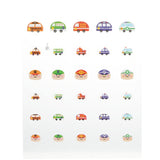 Colorful nail sticker pack for kids featuring cute animal, transport, and flower designs, enhancing creativity and fun.