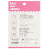 Colorful April Kids Nail Sticker pack featuring cute animal, transportation, and flower designs for creative kids' nail art.