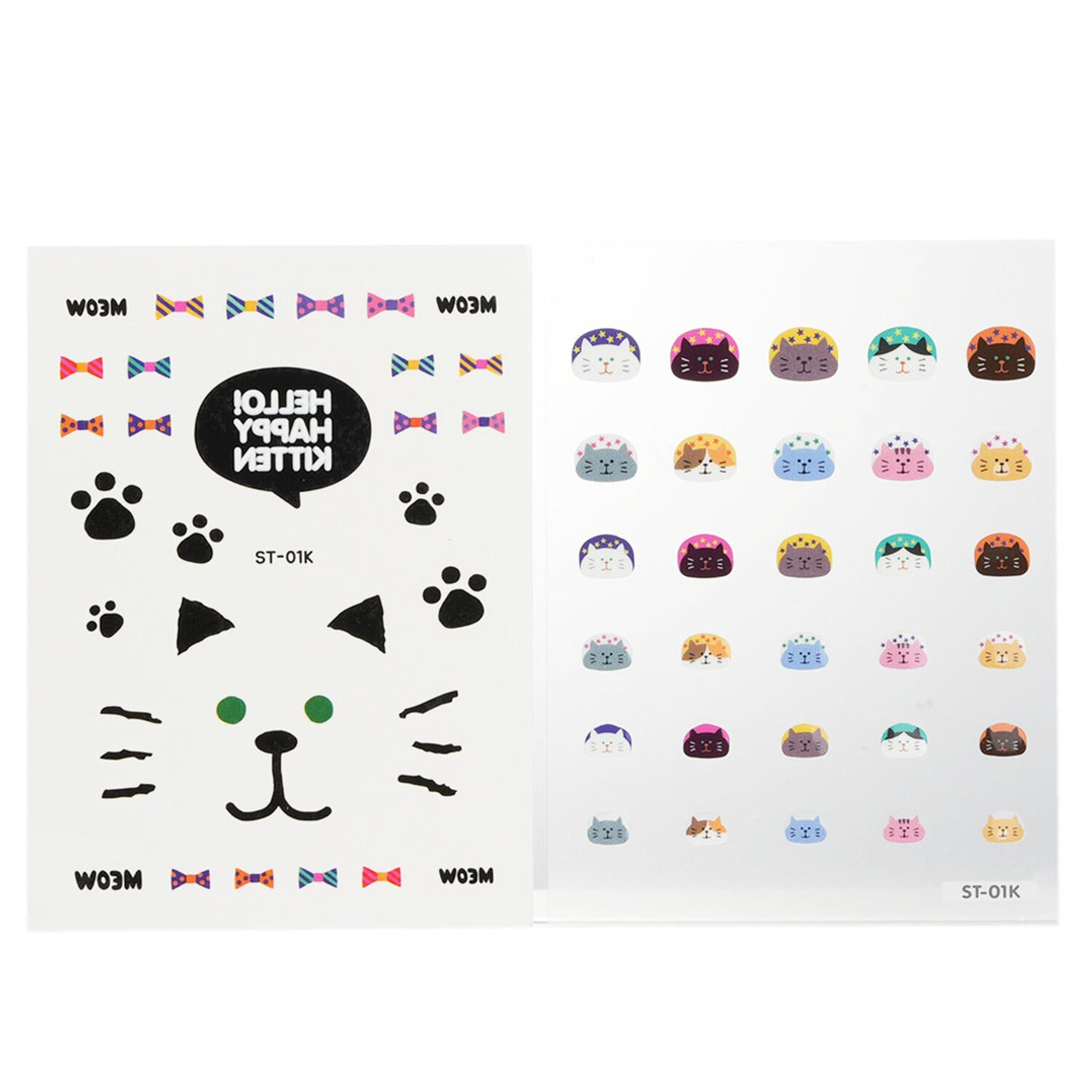 Colorful stickers for kids' nails and hands featuring cute designs like French bulldogs and princesses, safe and durable.